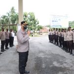 Polres Karimun Lakukan Pengamanan Unjuk Rasa Mahasiswa di DPRD Karimun