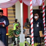 Jadi Irup Apel Gelar Pasukan Operasi Ketupat Seligi 2022, Roby: Kita Beri Kenyamanan Plt Bupati Bintan Roby Kurniawan sebagai Inspektur Upacara pada gelaran Apel Pasukan Operasi Ketupat Seligi Tahun 2022 Kepolisian Resort Bintan, Jumat (22/04) Dok.Foto: Kominfo (1600 pixel)