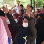 Lansia Bintan Gembira saat Peringati HLUN ke-26