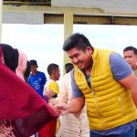 Roby Kurniawan Dampingi Ketua TP PKK Provinsi Dewi Kumalasari Ansar serahkan hewan Kurban untuk 5 Desa, 2 Kecamatan