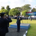 Upacara Peringatan Ke-75 Hari Bakti TNI AU di Lanud Silas Papare