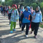 Pemdes Sekodi Gelar Jalan Santai dan Permainan Rakyat , Sambut HUT RI 77