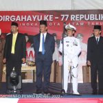 Pawai Obor Sambut Ulang Tahun ke-77 RI di Batam Berlangsung Khidmat