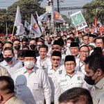 Prabowo dan Cak Imin Jalan Bareng ke KPU