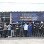 Bea Cukai Batam Bersama TNI, Polri dan ASDP Gelar Operasi Bersama di Pelabuhan Roro Telaga Punggur