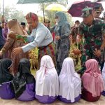 Letkol Inf Endik Yunia H Dampingi Bupati Bengkalis Dalam Semarak Mandi Safar 1444 H