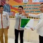 Penyerahan Kartu Kepesertaan BPJS Ketenagakerjaan Bagi Pengurus DPD HIMNI Secara Simbolis
