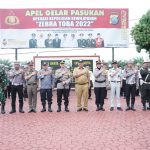 Wabup Taufik Hadiri Apel Gelar Pasukan OPS Zebra Toba 2022