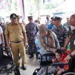 Forkopimda Asahan Tinjau Kegiatan Sosial Lanal TB/AS Sambut HUT TNI ke 77