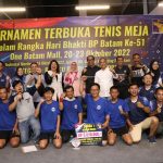 Hari Bakti ke-51, BP Batam Sukses Gelar Turnamen Tenis Meja