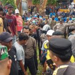 Penertiban Bangunan di Lahan PT. Panca Usaha Jaya, Polsek Lubuk Baja Beri Pengamanan