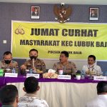 Giat Jum’at Curhat, Kapolsek Lubuk Baja Minta Masyarakat Tidak Ragu Berikan Informasi ke Polisi