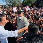 Aksi Nekat Wanita Terobos Rombongan Presiden Jokowi saat Menuju ke Pasar Badung Bali