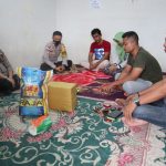 Wujud Bela Sungkawa, Kapolsek Bintan Timur Kunjungi Rumah Duka Pelajar Yang Meninggal Akibat Perkelahian