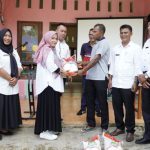 Bunda Paud Kabupaten Lingga didampingi Bupati Lingga Lakukan Kunjungan ke Desa Pekaka