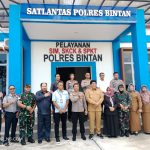 Bupati Bintan Serah Terima Gedung Satuan Penyelenggara Administrasi SIM ke Polres Bintan
