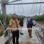 Kunjungan Kerja DPRD Lingga Ke Desa Kerandin, Pastikan Pembangunan Jembatan Gantung