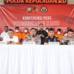 Kapolda Kepri Pimpin Konferensi Pers Ungkap Kasus Penambangan Timah Ilegal