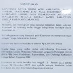 Salah Satu Organisasi Nasional Di Kabupaten Lingga Belum Di Bayar Tahun Angaran 2022