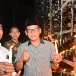 Sofyan Ikuti Buka Bersama dan Lakukan Pembukaan Lampu Colok di Desa Pangkalan Batang Barat
