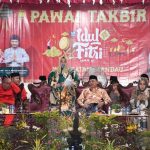 Sambut Hari Kemenangan, Bupati Bersama Masyarakat Lepas Peserta Pawai Takbir Idul Fitri 1444 H