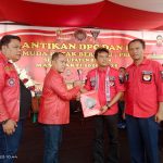 Ketua Umum Pemuda Batak Bersatu Lambok F. Sihombing Melantik Ketua PBB DPC Bintan Rudi Purba