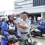 Tingkatkan Keselamatan Berlalu Lintas, Jasa Raharja Perkuat Implementasi Program TJSL dengan Kegiatan Safety Riding bersama AHM dan Institut Transportasi dan Logistik Trisakti