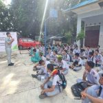 Jasa Raharja Kepulauan Riau Gelar Kegiatan Safety Riding Bersama Astra Honda Motor Batam di SMK Aljabar Batam