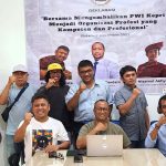 Pasangan Saibansah-Parna Deklarasi Menjadi Calon Ketua PWI Kepri dan Ketua DK