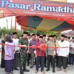 Wakil Bupati Bengkalis Resmikan Pasar Ramadhan 1445 H