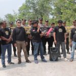 Amankan Aksi Unjuk Rasa Dari LSM DPD Lang Laut, Polres Lingga Turunkan 40 Personel