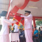 Upacara Pengibaran Bendera Merah Putih Dan Detik -Detik Proklamasi HUT RI Ke 79 Tahun 2024 Kecamatan Selayar Berjalan Sukses
