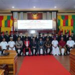 Rapat Paripurna DPRD Kabupaten Lingga Peresmian Pemberhentian dan Pengangkatan Sumpah Janji Anggota Dewan Perwakilan Rakyat Daerah Kabupaten Lingga Masa Jabatan 2024-2029