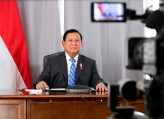 Disela Kunjungan ke AS Presiden Prabowo Gelar Rapat Video Conference Soal Erupsi Gn Lewatobi NTT