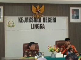 Ketua Pemuda Pancasila Kabupaten Lingga Lakukan Kunjungan ke Kejari Lingga