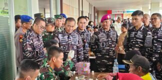 Koarmada RI Gelar Bakti Sosial dan Kesehatan di Muara Angke
