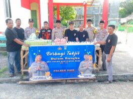 Sebagai Wujud Kepedulian, PAC Pemuda Pancasila Kecamatan Selayar Berbagi Takjil Kepada Masyarakat