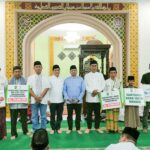 Wakili Bupati Bengkalis, Asisten II Bidang Perekonomian dan Pembangunan Setda Sambut Tim Safari Ramadhan Pemerintah Provinsi Riau