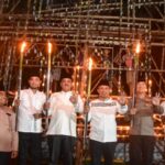 Bupati Bengkalis Resmikan Festival Lampu Colok 2025