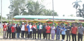 19 Grup Adu Ketangkasan Lomba Gasing di Pedekik Dalam Meriahkan Hari Jadi ke-513 Bengkalis