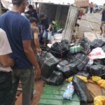 Investigasi : Sempat Di lansir Muatan Miras Heineken di Pickup Terguling DiJagoh Masih Misteri.