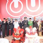 Penurunan Bendera di Lapangan Tugu Jadi Magnet Warga dan Diiringi Pagelaran Seni Budaya