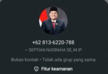 Segala Bentuk Penipuan Mengatasnamakan Ketua DPRD Bengkalis Septian Nugraha Dipastikan Hoax