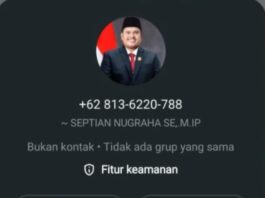 Segala Bentuk Penipuan Mengatasnamakan Ketua DPRD Bengkalis Septian Nugraha Dipastikan Hoax