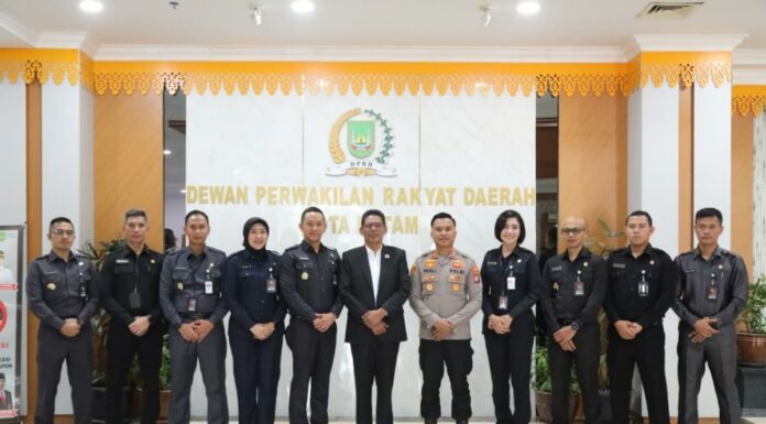 Ketua DPRD Kota Batam Sambut Kunjungan Studi Peserta Pendidikan Calon Perwira Polri
