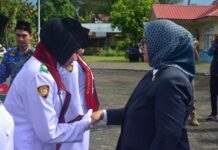 Ketua DPRD Lingga Maya Sari Hadiri Upacara Peringatan Hari Pahlawan Nasional di Dabo