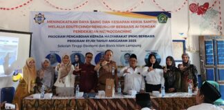 STEBI Lampung Dorong Kemandirian Ekonomi Santri Lewat Pelatihan Berbasis AI