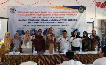STEBI Lampung Dorong Kemandirian Ekonomi Santri Lewat Pelatihan Berbasis AI